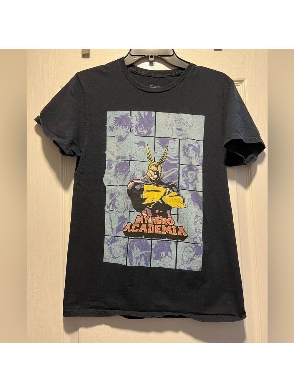 Men’s My Hero Academia All Mighty and Characters T shirt. Size small.